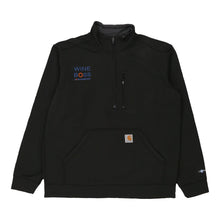  Vintage black Wine Boss Carhartt 1/4 Zip - mens large