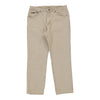 Vintage beige Lee Trousers - mens 34" waist