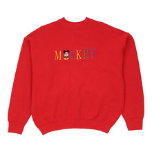  Vintage red Mickey Disney Sweatshirt - mens x-large