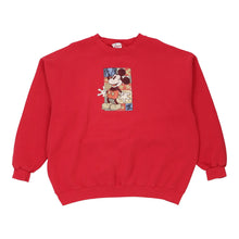  Vintage red Mickey Mouse Disney Sweatshirt - mens xx-large