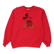  Vintage red Mickey Mouse Disney Sweatshirt - womens medium