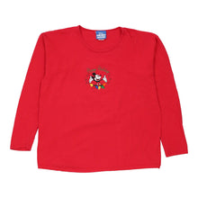  Vintage red Mickey Mouse Disney Long Sleeve T-Shirt - womens x-large