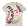 Vintage cream Washington Nationals Liquid Blue T-Shirt - mens medium