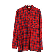  Vintage red Jazz Flannel Shirt - mens x-large