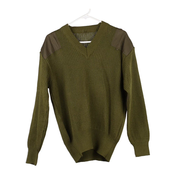 Vintage khaki Unbranded Jumper - mens medium