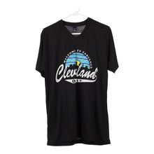  Vintage black Cleveland, Ohio Tultex T-Shirt - mens medium