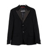 Vintage black Exibit Blazer - mens small