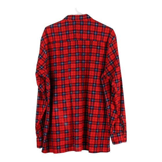 Vintage red Jazz Flannel Shirt - mens x-large