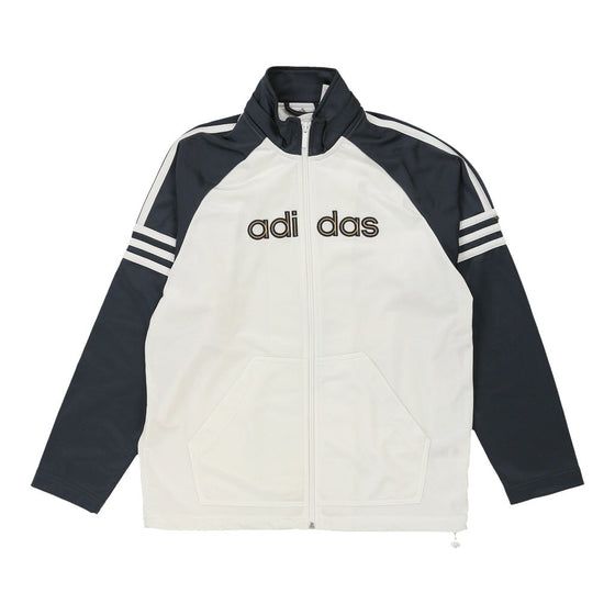 Vintage white Age 14 Adidas Track Jacket - boys large