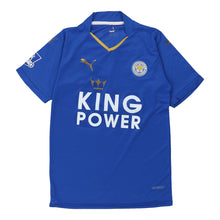  Pre-Loved blue Age 14-16 Leicester City Puma Football Shirt - boys small