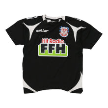  Vintage black Age 13 F.S.V Frankfurt A.M Saller Football Shirt - boys x-small