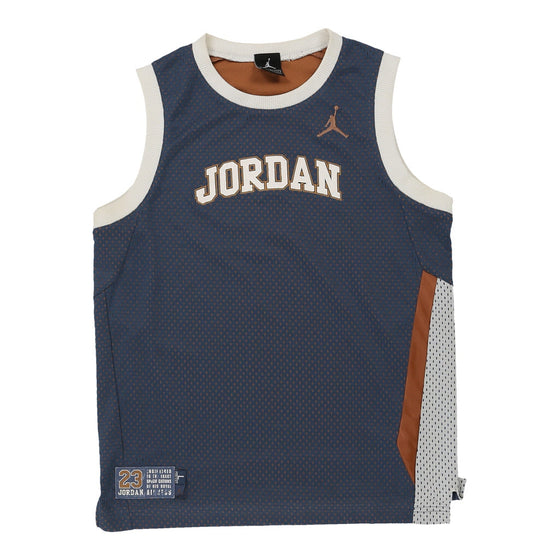 Vintage blue Age 12-13 Jordan Jersey - boys large