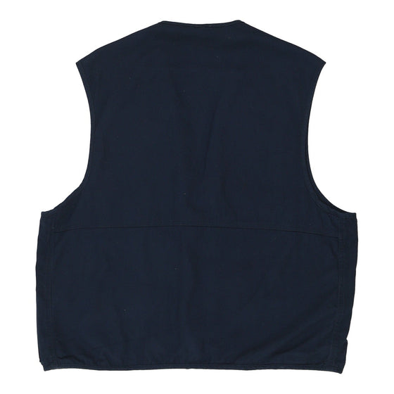 Vintage navy Max Collection Gilet - mens x-large