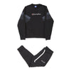 Vintage black Champion Full Tracksuit - mens medium