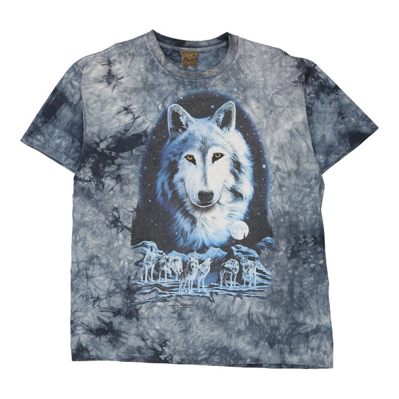 Vintage blue The Mountain T-Shirt - mens x-large