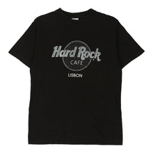  Vintage black Lisbon Hard Rock Cafe T-Shirt - mens small