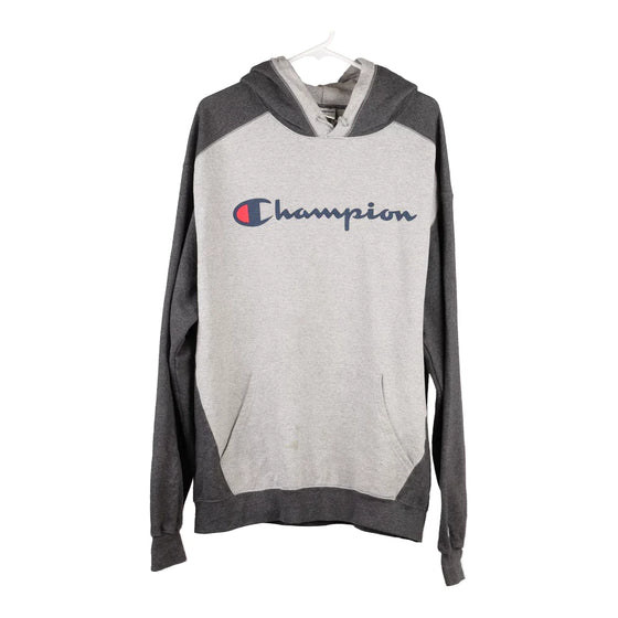 Vintage grey Champion Hoodie - mens x-large