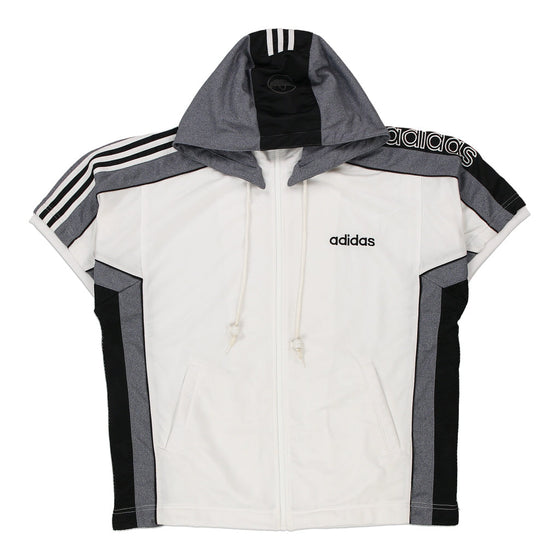 Vintage white Adidas Hoodie - mens large