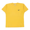 Vintage yellow Nike T-Shirt - mens medium