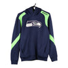 Vintage navy Age 18 Seattle Seahawks N.F.L. Team Apparel Hoodie - boys x-large