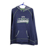 Vintage blue Seattle Seahawks Nfl Hoodie - womens x-large