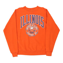  Vintage orange Made in USA University of Illinois Galt Sand Sweatshirt - mens x-large