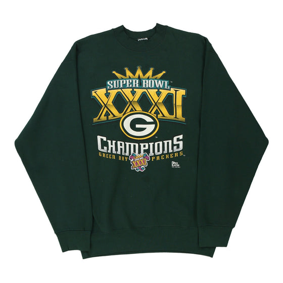 Vintage green Green Bay Packers Super Bowl XXXI Pro Player Sweatshirt - mens large