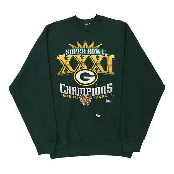 Vintage green Green Bay Packers Super Bowl XXXI Pro Player Sweatshirt - mens large