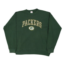  Vintage green Made in USA Green Bay Packers Logo 7 Sweatshirt - mens x-large