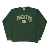 Vintage green Made in USA Green Bay Packers Logo 7 Sweatshirt - mens x-large