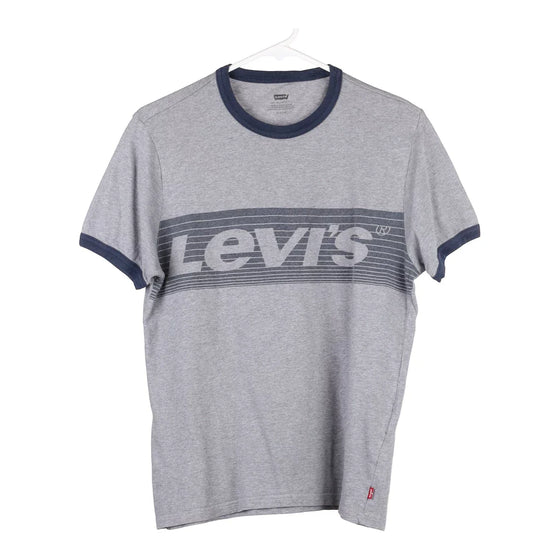 Pre-Loved grey Levis T-Shirt - mens small