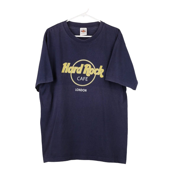 Vintage navy London Hard Rock Cafe T-Shirt - mens large