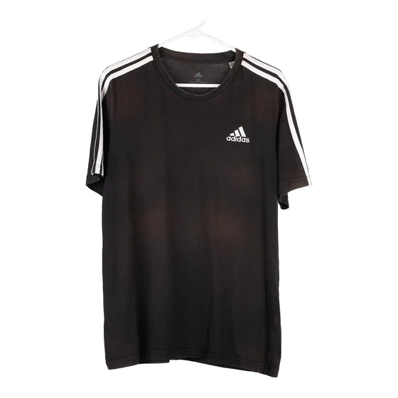 Pre-Loved black Adidas T-Shirt - mens medium