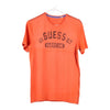 Pre-Loved orange Guess T-Shirt - mens small