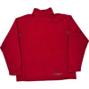 Nike Red 1/4 Zip Fleece Sweatshirt - XL - Red