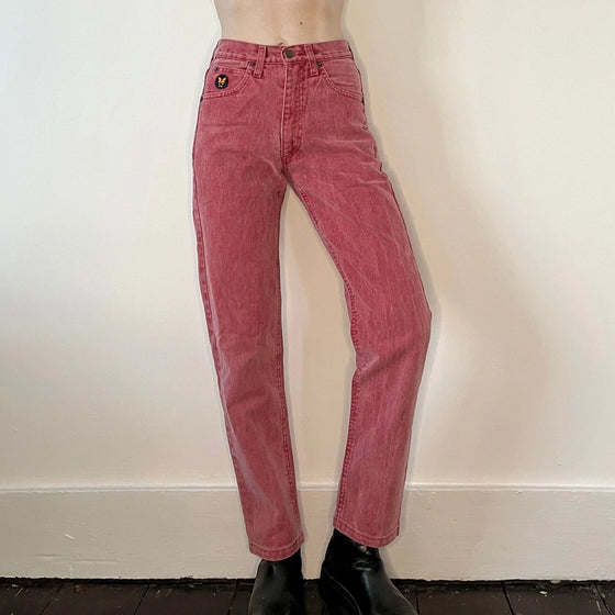 Vintage red Avirex Jeans - womens 24" waist