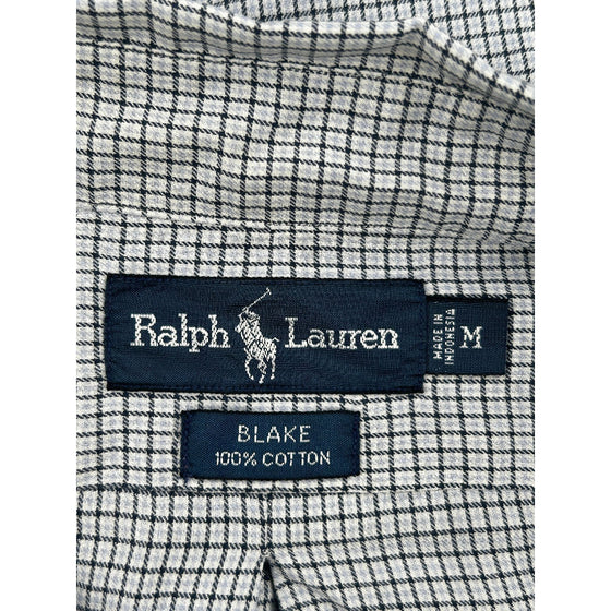 Ralph Lauren Blake Check Shirt - Medium - Black Cotton