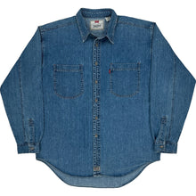  Levis Denim Shirt - Large - Blue Cotton