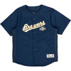 Age 10-12 Majestic Milwaukee Brewers Baseball Jersey - Large - Navy Polyester