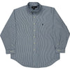 Ralph Lauren Yarmouth Striped Shirt - XL - Blue Cotton