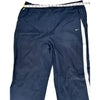 Nike Striped Track Pants - XL - Navy Polyester