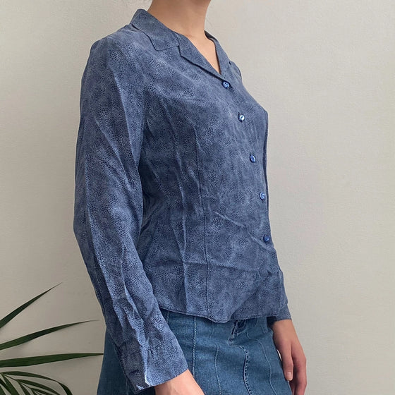 Vintage blue St. Michaels Marks & Spencer Shirt - womens small