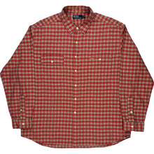  Polo Ralph Lauren Plaid Shirt - 2XL - Red Cotton