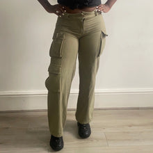  Vintage khaki Idi Cargo Trousers - womens 31" waist