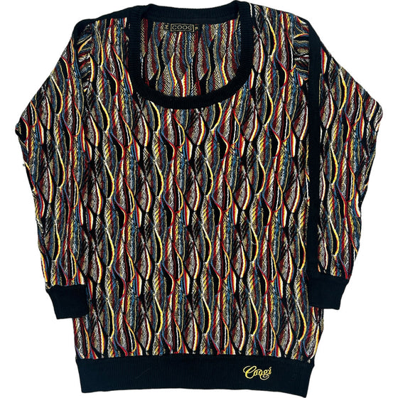 Coogi Sweater - 3XL - Multicoloured Cotton Blend