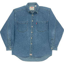  Levis Denim Shirt - Medium - Blue Cotton