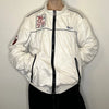 Vintage white Deb Industrial Dept De Blasio Jacket - womens large