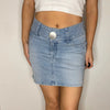 Vintage blue Kosmo Moda Denim Skirt - womens 28" waist