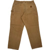 Carhartt Loose Original Fit Trousers - 36W 32L - Brown Cotton