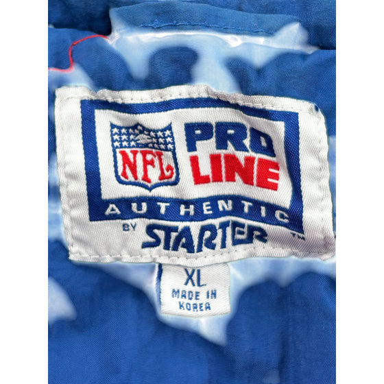 Starter Pro Line Giants Jacket - XL - Blue Polyester